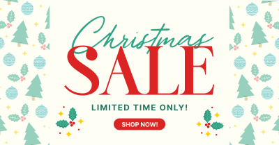 Christmas Discount Facebook ad Image Preview