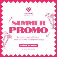 Cafe Summer Promo Instagram post Image Preview