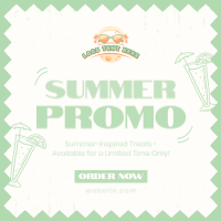 Cafe Summer Promo Instagram Post Preview
