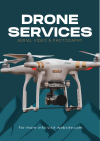 Aerial Drone Service Flyer Design