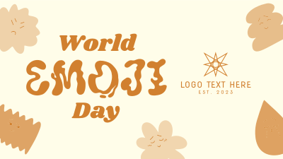 Emoji Day Blobs Facebook event cover Image Preview