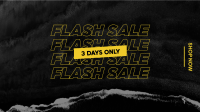 Flash Sale Yellow Facebook Event Cover Design