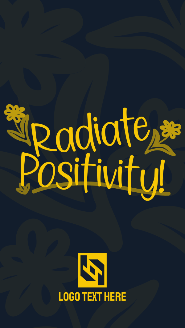 Generate Positivity Instagram Story Design Image Preview