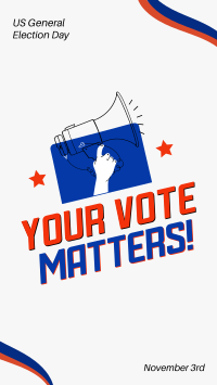 Your Vote Matters YouTube Short Design