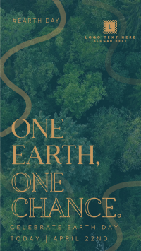 One Earth Facebook Story Design