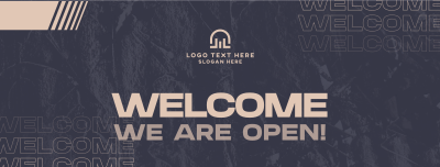 Grunge Welcome Texture  Facebook cover Image Preview