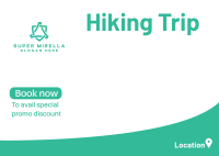 Hiking Trip Postcard Image Preview