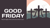 Good Friday Scenery Facebook Event Cover Design