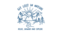 Lost In Nature Zoom Background Design