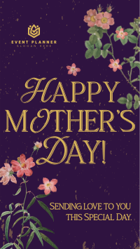 Mother's Day Flower Facebook Story Design