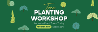 Tree Planting Workshop Twitter Header Design