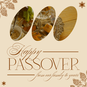 Modern Nostalgia Passover Instagram post Image Preview