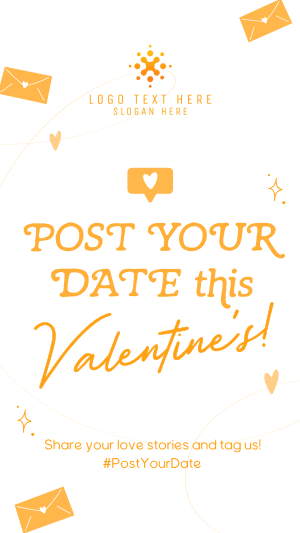 Your Valentine's Date Instagram story Image Preview