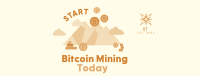 Bitcoin Mountain Facebook Cover Image Preview