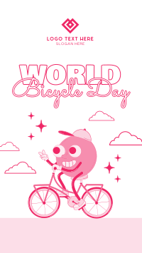 Celebrate Bicycle Day TikTok video Image Preview