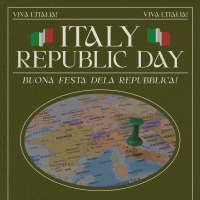 Retro Italian Republic Day Instagram post Image Preview