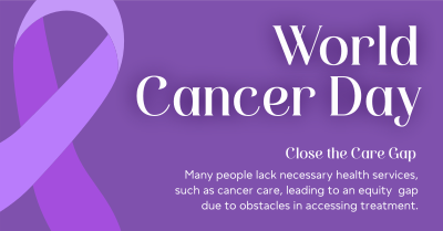 World Cancer Day Awareness Facebook ad Image Preview