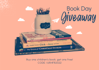 Book Giveaway Postcard Design