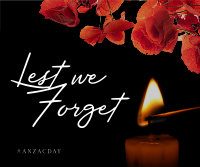 Red Poppies Anzac Day Facebook post Image Preview