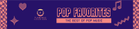Pop Favorites SoundCloud banner Image Preview