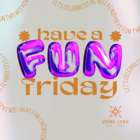 Fun Friday Balloon Instagram post Image Preview