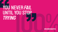 You Never Fail Zoom background Image Preview
