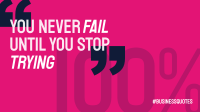 You Never Fail Zoom Background Image Preview