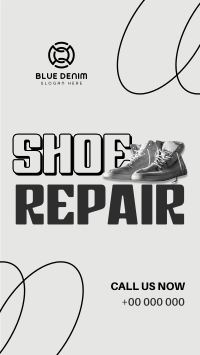 Grunge Shoe Repair Instagram Reel Image Preview