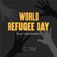 World Refugee Day Instagram post Image Preview