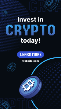 Cryptocurrency Digital Instagram Story Design