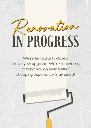 Renovation In Progress Flyer Image Preview