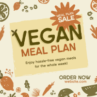 Organic Vegan Food Sale Instagram post | BrandCrowd Instagram post Maker