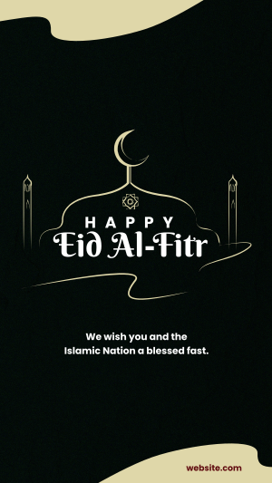 Eid Al-Fitr Strokes Instagram story