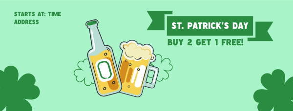 St. Patrick Pub Promo Facebook Cover Design Image Preview