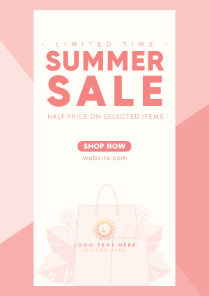 Summer Shopping Flyer Image Preview