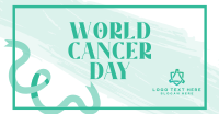 Minimalist Cancer Awareness Facebook Ad Design