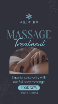 Massage Treatment Wellness TikTok video Image Preview