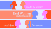 Real Women Conversations Zoom Background Image Preview