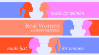 Real Women Conversations Zoom background Image Preview