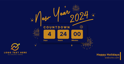 Countdown New Year Facebook ad Image Preview