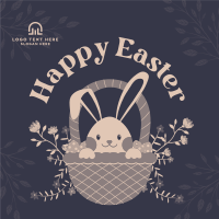 Modern Easter Bunny Instagram post Image Preview