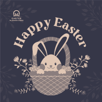 Modern Easter Bunny Instagram Post Image Preview