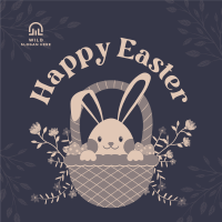 Modern Easter Bunny Instagram post Image Preview