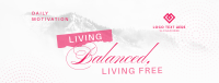Living Balanced & Free Facebook cover Image Preview