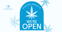 Open Medical Marijuana Facebook ad Image Preview