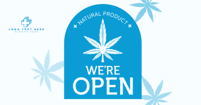 Open Medical Marijuana Facebook ad Image Preview
