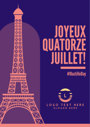 Bastille Eiffel Flyer Image Preview
