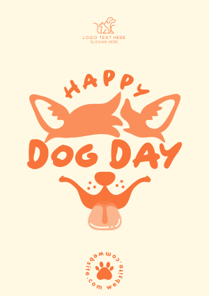 Dog Day Face Flyer Image Preview