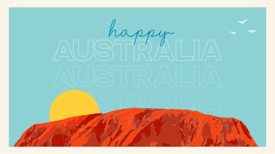 Australia Uluru Facebook event cover Image Preview