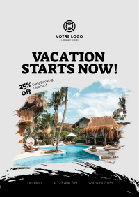 Vacation Starts Now Poster Image Preview
